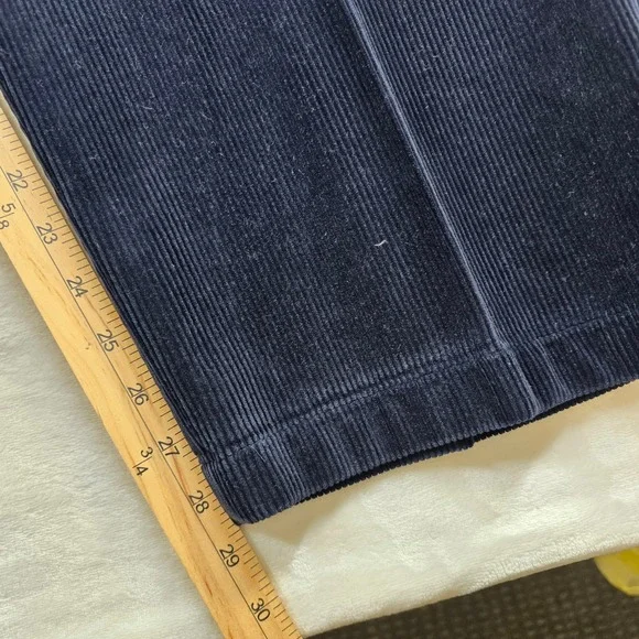 Polo Ralph Lauren Corduroy Pants Mens 58B 56x29 Big Tall Blue Cotton Classic Fit
